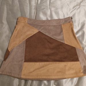 NY&C Suede Skirt